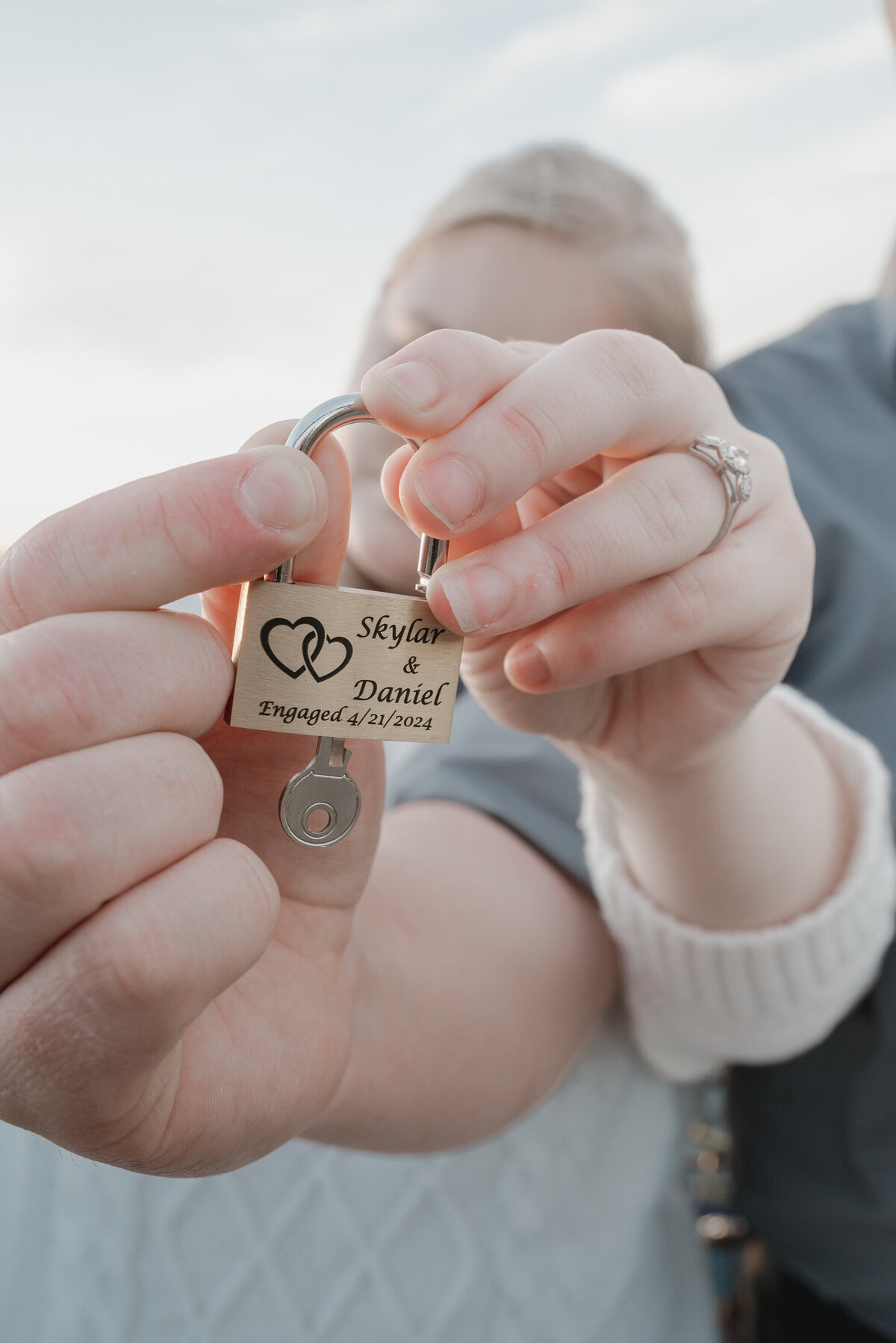 Locking their love in 