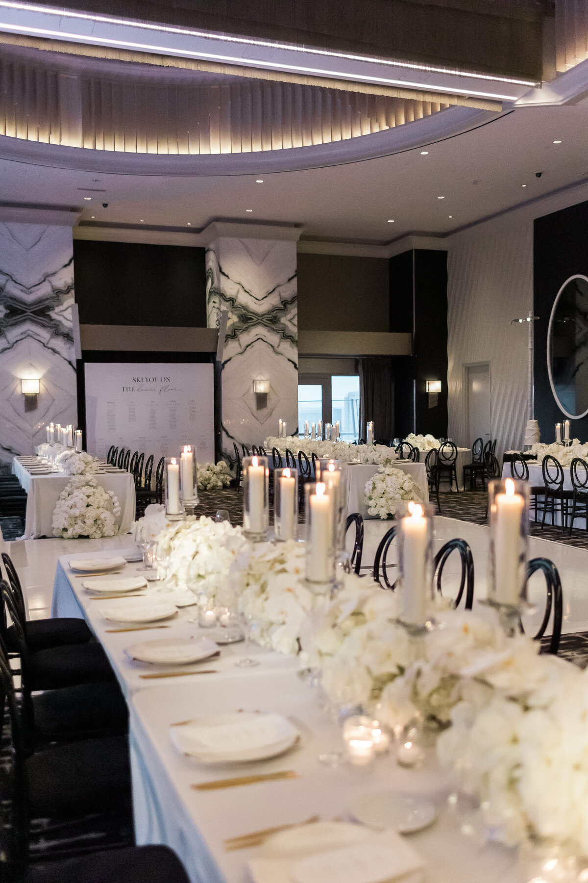 Luxe Black and White Wedding at Palms Casino Resort in Las Vegas - 38
