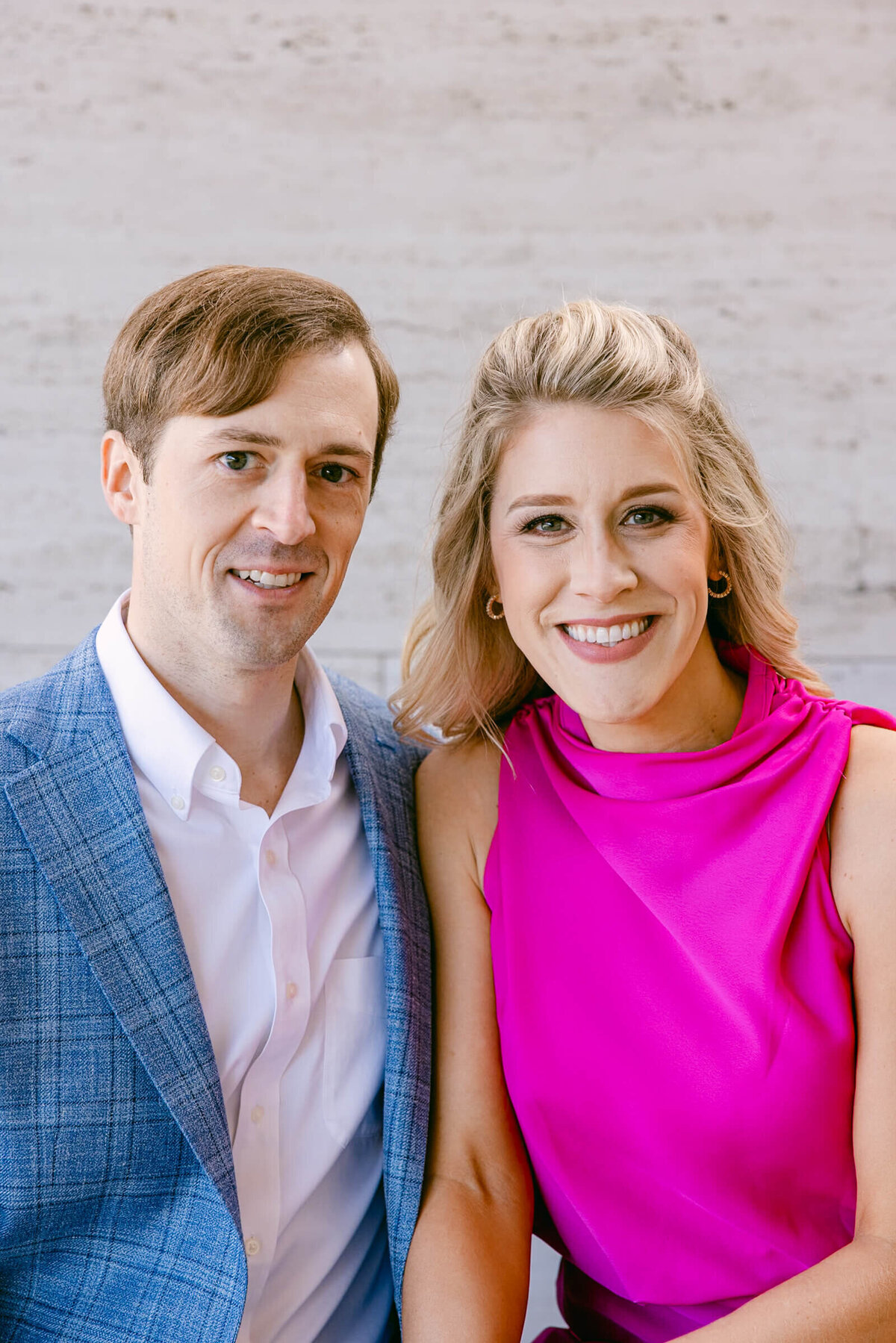 A wedding engagement session photo taken in Fort Worth Texas