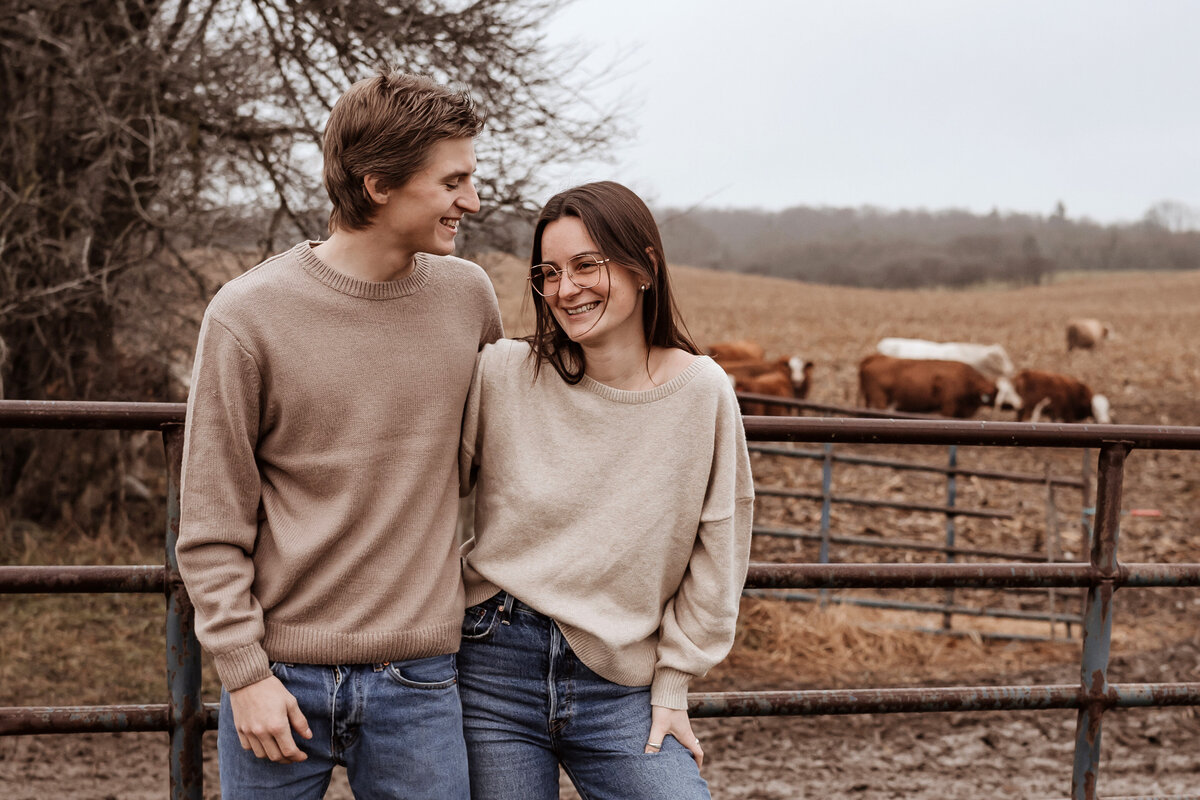 Couple of a farm