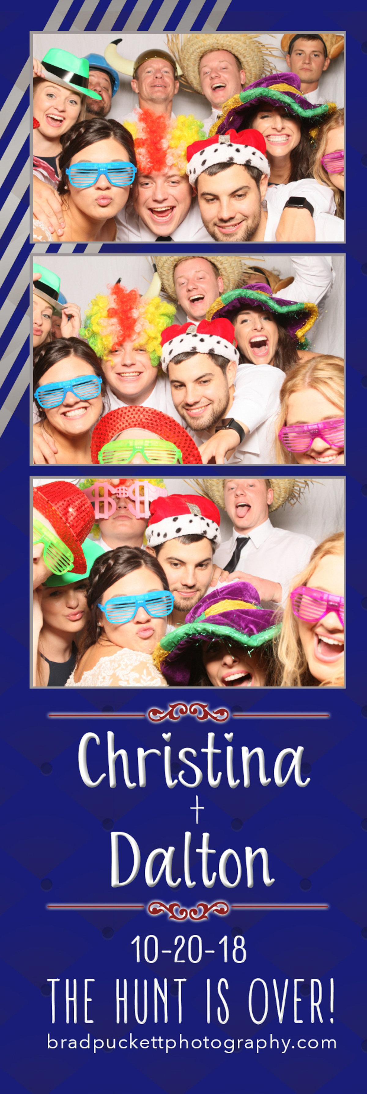 Christina and Dalton's photo booth rental at Bella Sera Gardens in Loxley, Alabama.