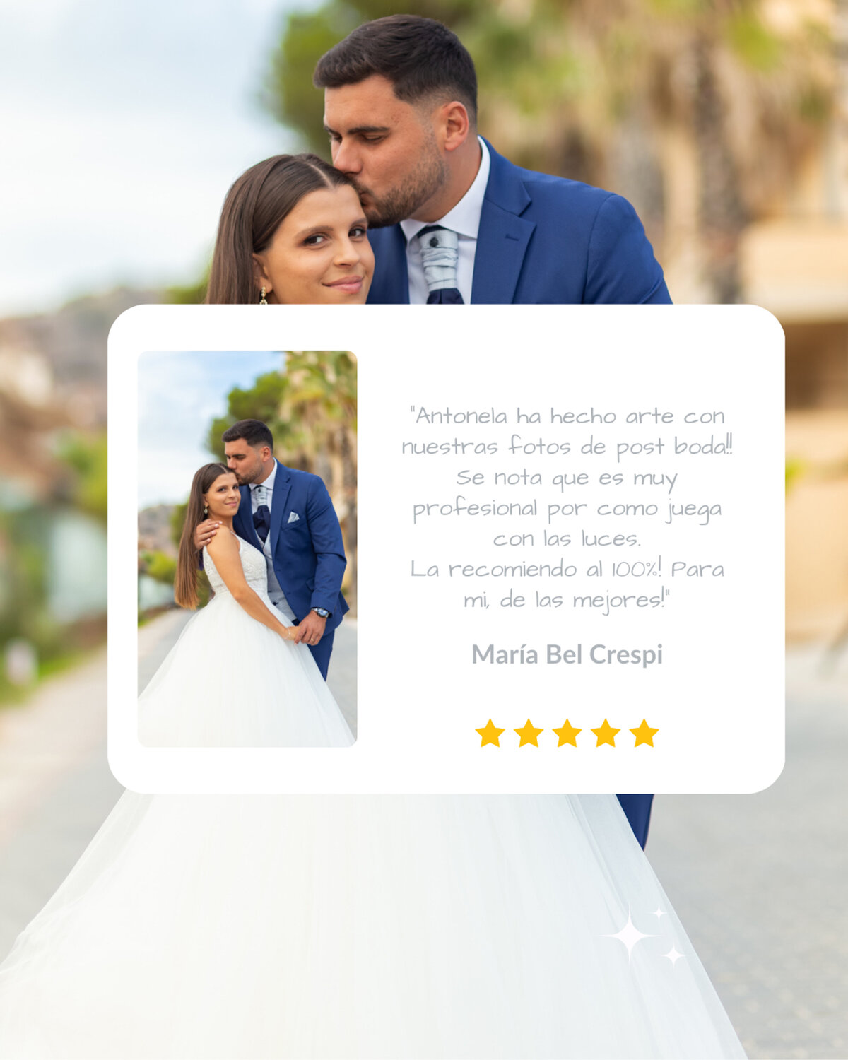 Reviews from clients-Antonela Moccia Mallorca Photographer
