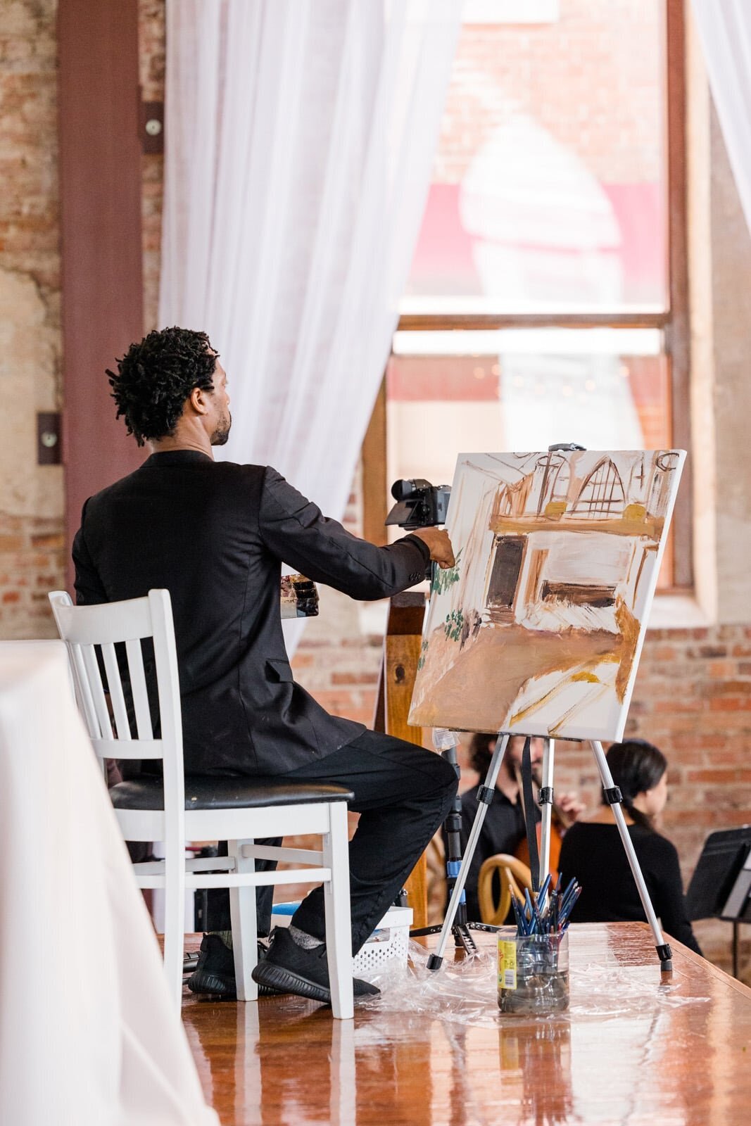 Brooklyn Arts Center Wedding | Blue Satin Bee 23