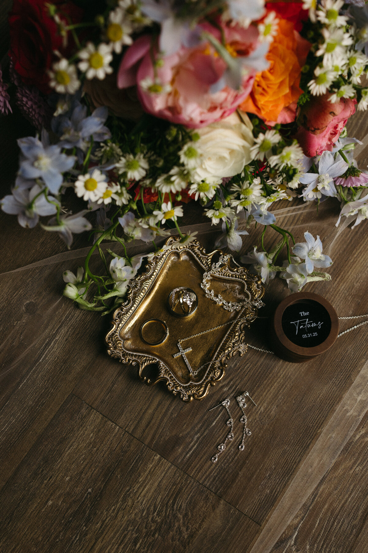 Wedding details for a wedding at 9 oaks farm in Monroe, Georgia!!