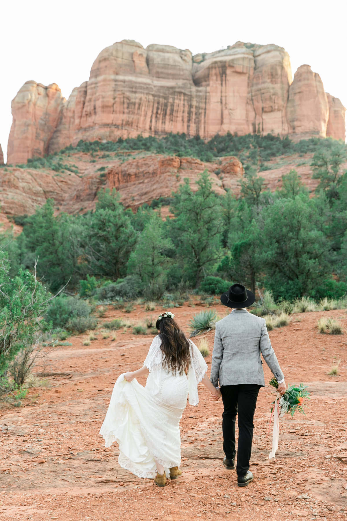 Karlie Colleen Photography - Sedona Arizona Elopement Wedding - Sara & Alfredo-196