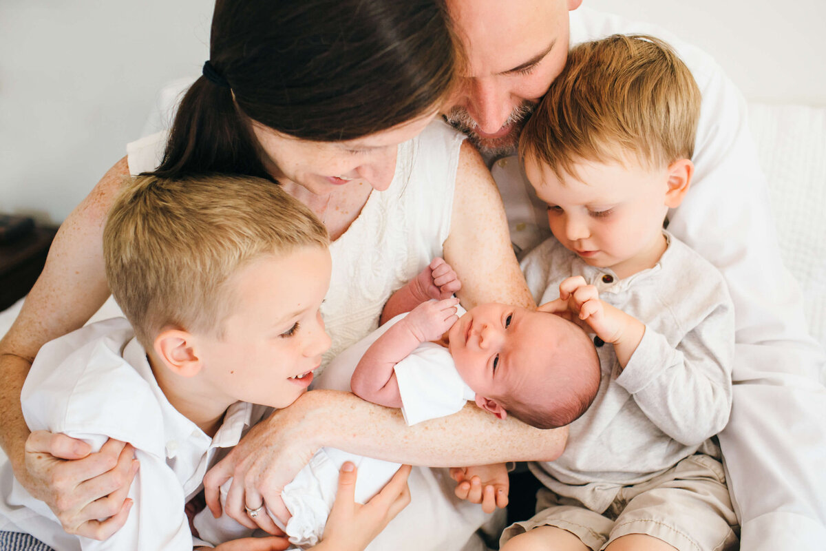 Concord Newborn Photographer family of five-1