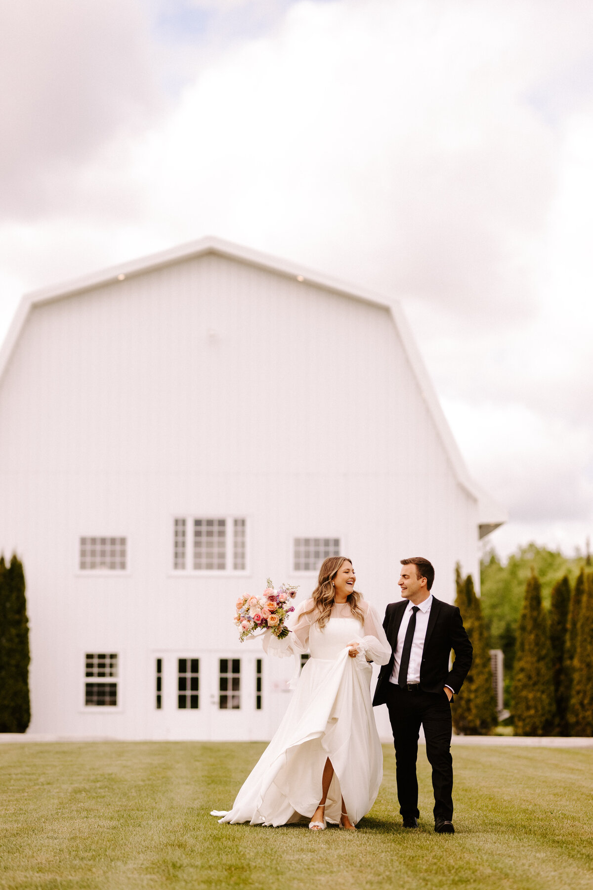 Bride and Groom in June at the Grand Ivory near Moncton, New Brunswick