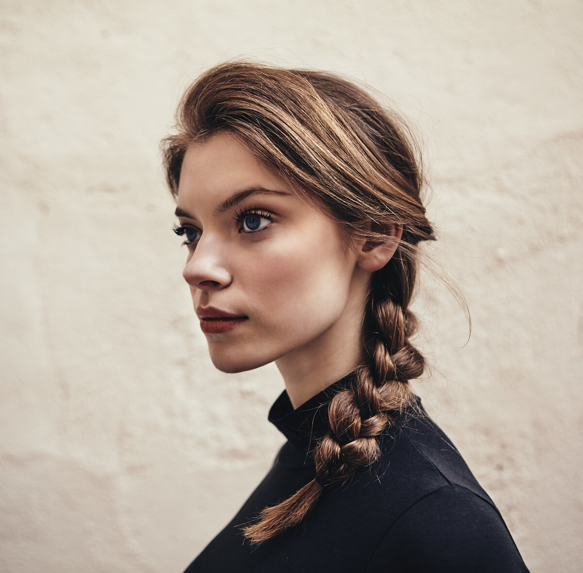 A film scene with layered composition, showing depth and emotional tone.