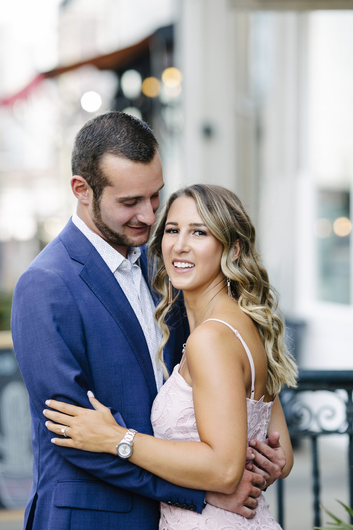 New Jersey Wedding Photographers	Hoboken, NJ	Hoboken City Streets Train Station Pier Hudson River	Engagement Session	Summer August	Elegant Luxury Artistic Modern Editorial Light and Airy Natural Chic Stylish Timeless Classy Classic Romantic Couture Fine Art Experienced Professional Love Couples Emotional Genuine Authentic Real Fashion Fairy Tale Dream Lovers Jersey Shore Intimate	Engagement Session Photos Portraits Image 14