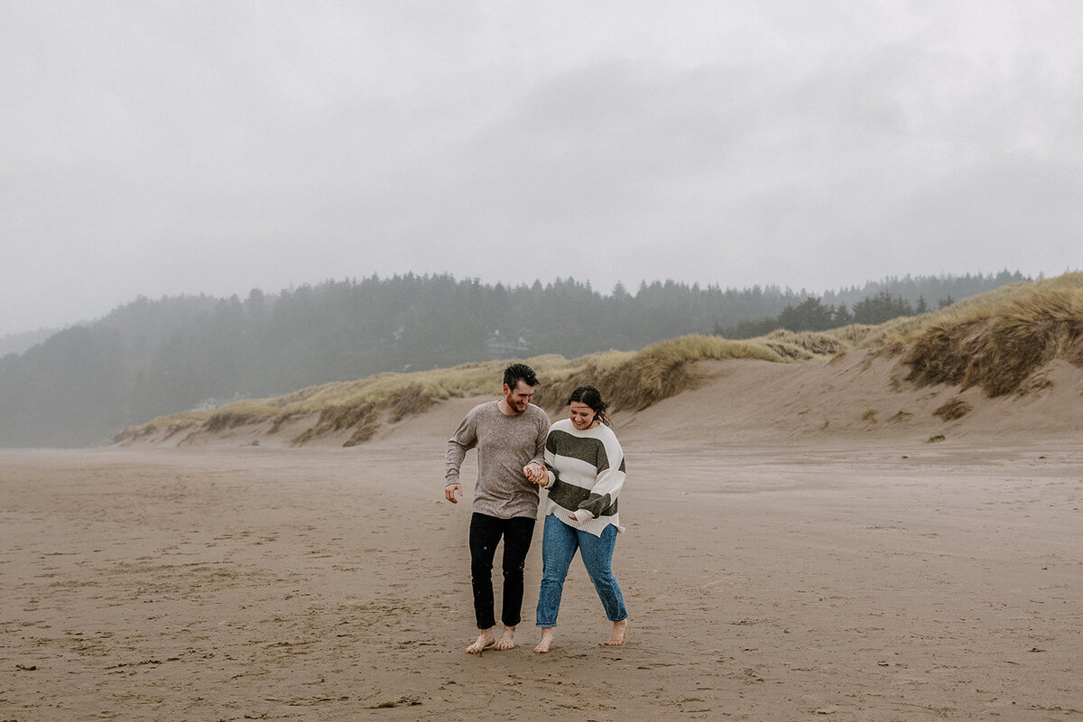 Kyra + Caleb OR Beach Session-82