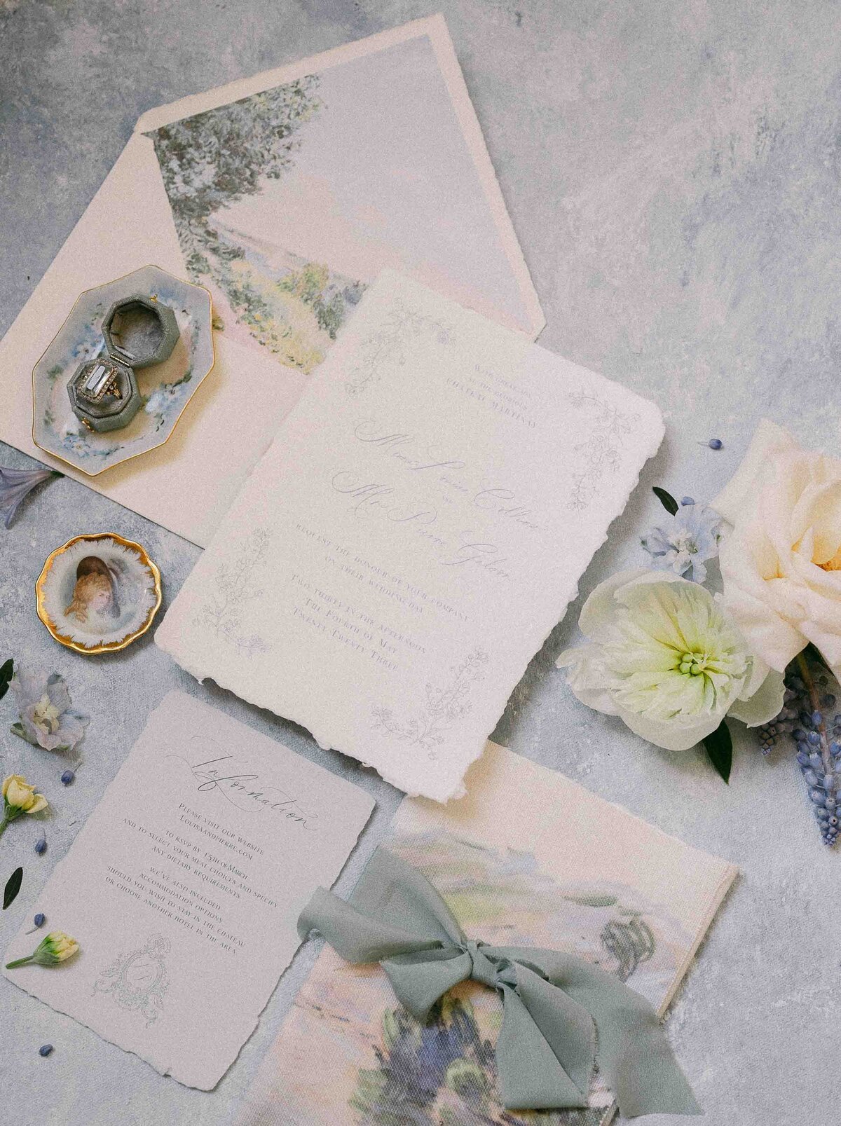 Fine Art Wedding Flat Lay 03