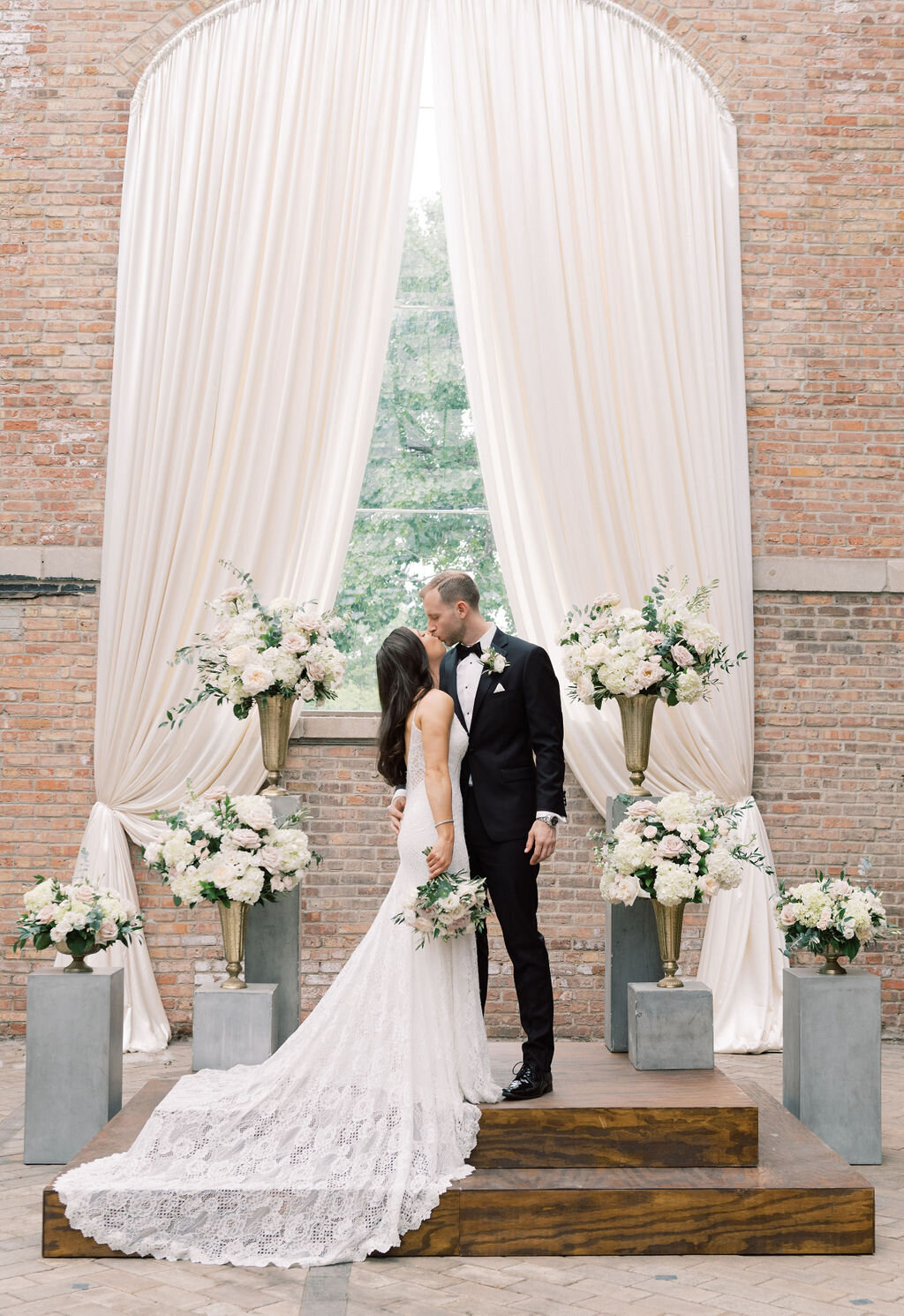 Bridgeport art center wedding ceremony