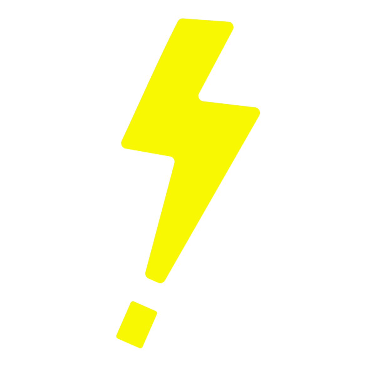 yellow lightening bolt