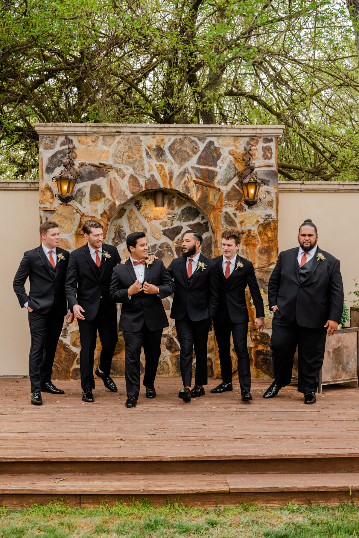 Groomsmen at Wolf Lakes