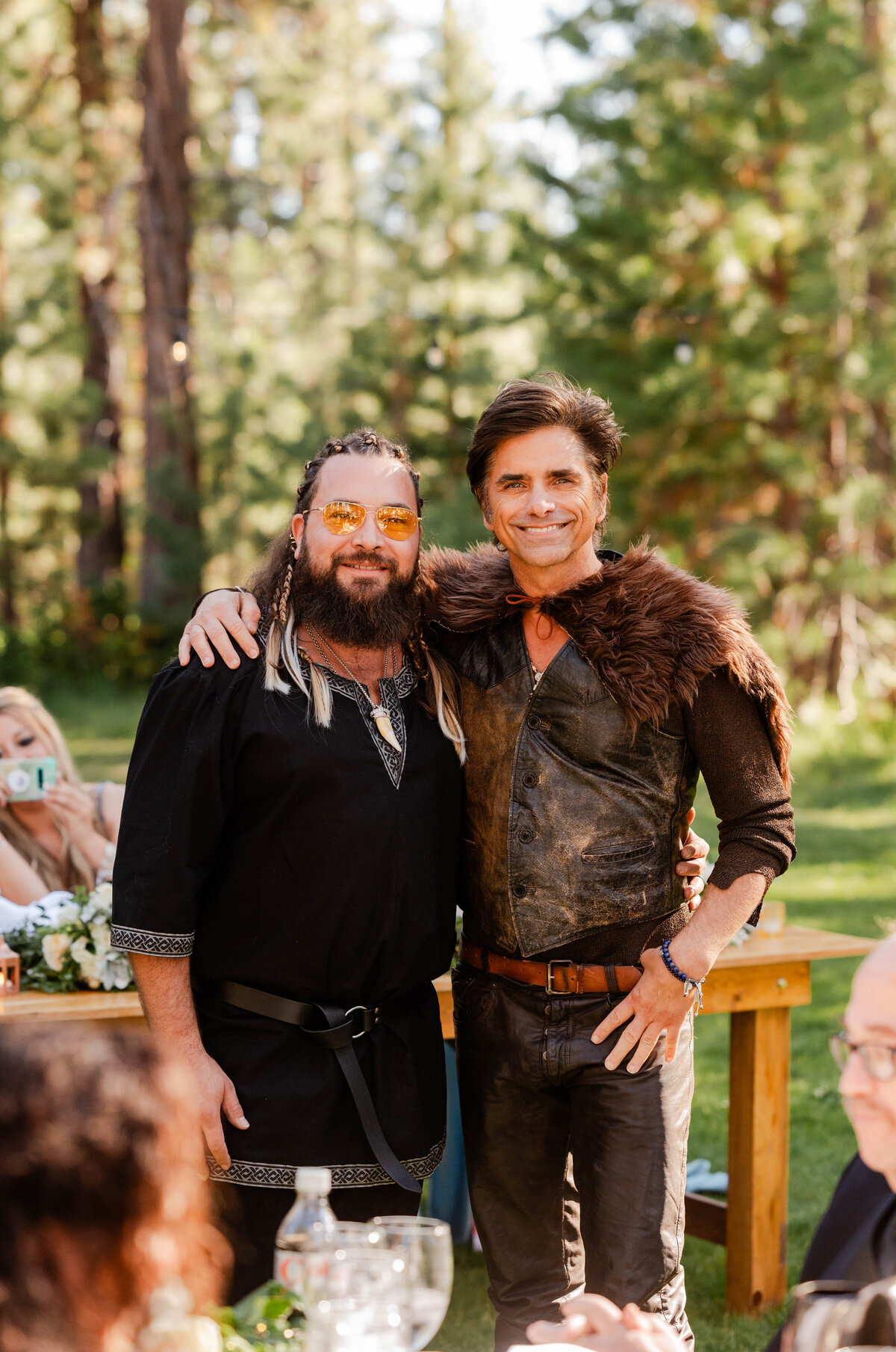 John Stamos at a wedding at Valhalla Tahoe