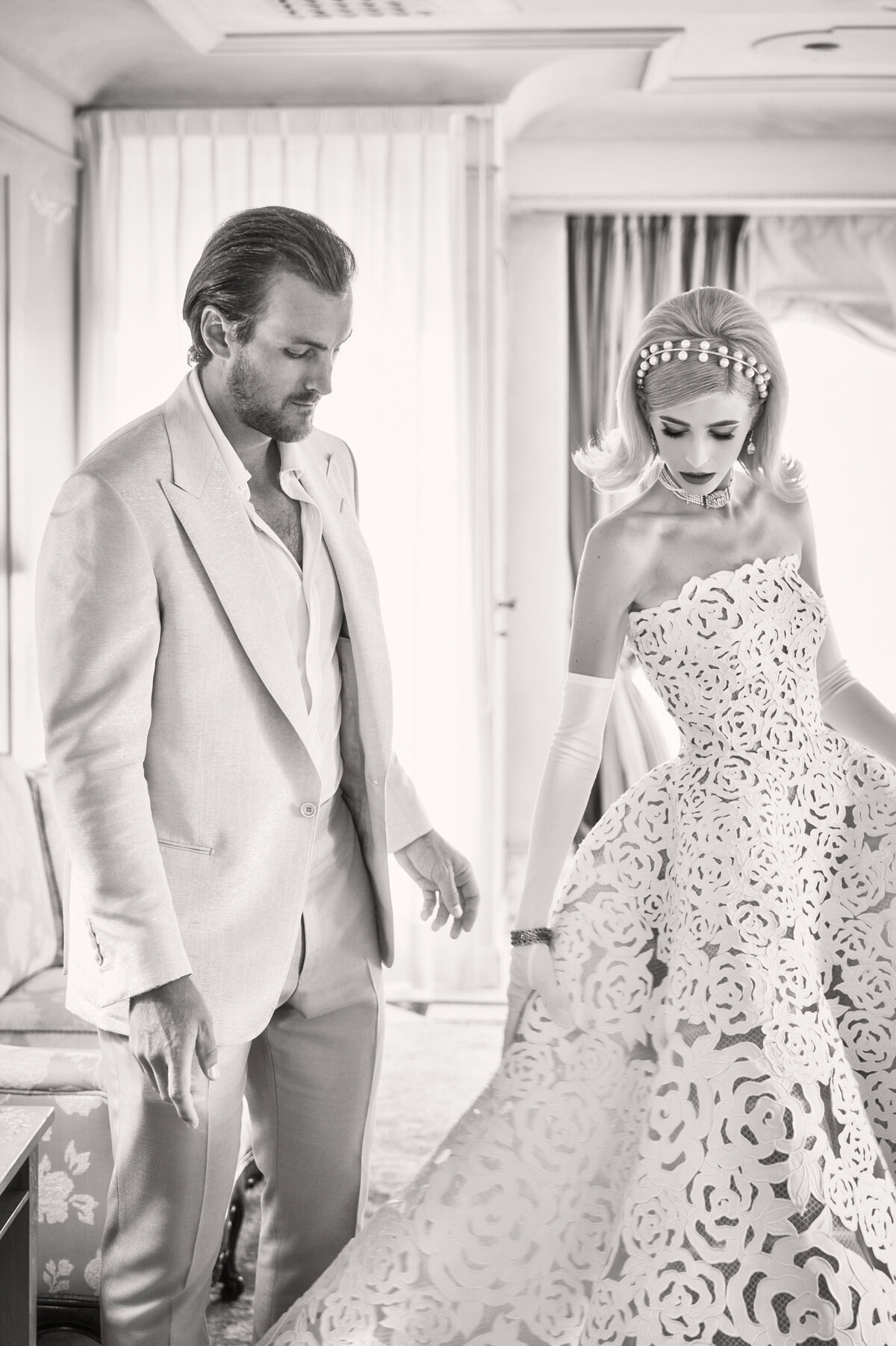 Ryan Pulock adn wife Danielle before their wedding in Venice
