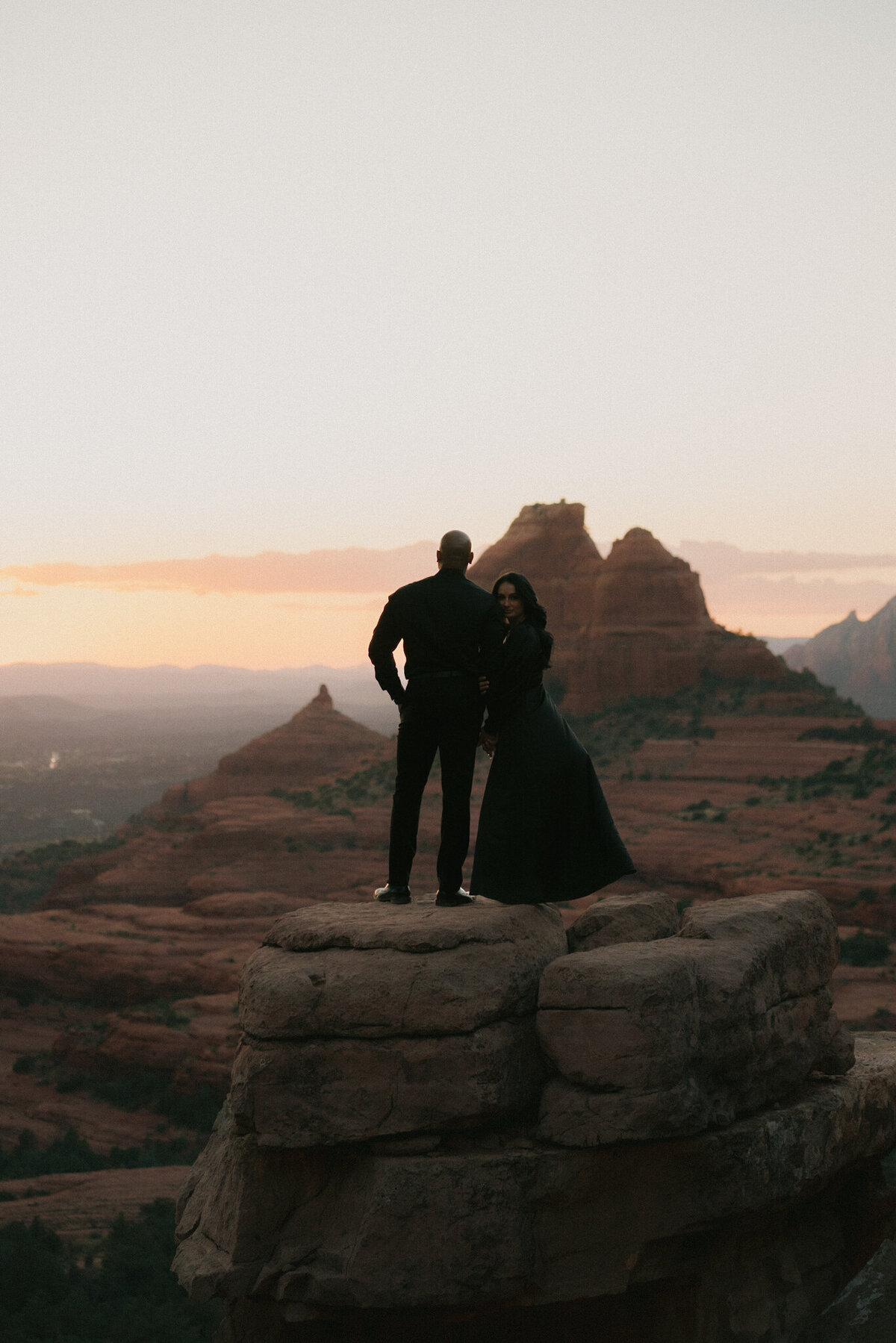 Sarah Folkers Photo Sedona Merry Go Round Rock Elopement Engagement-25