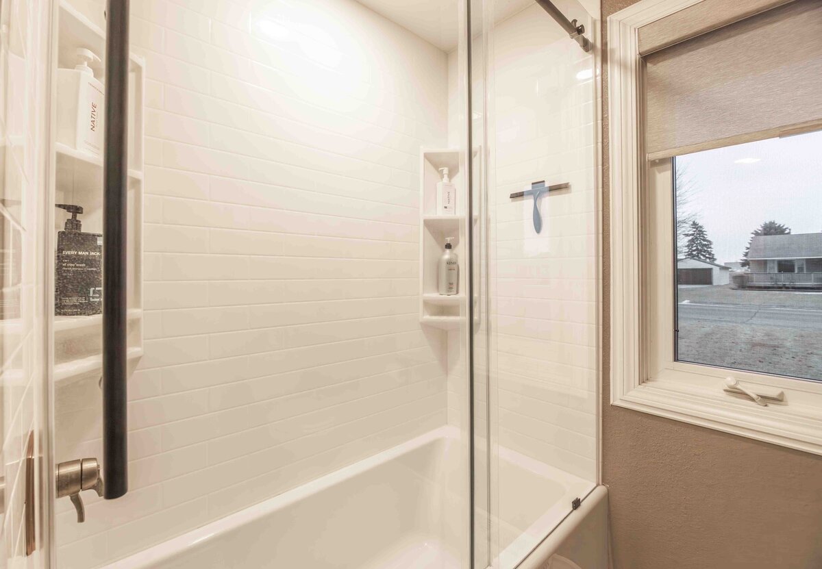 new shower