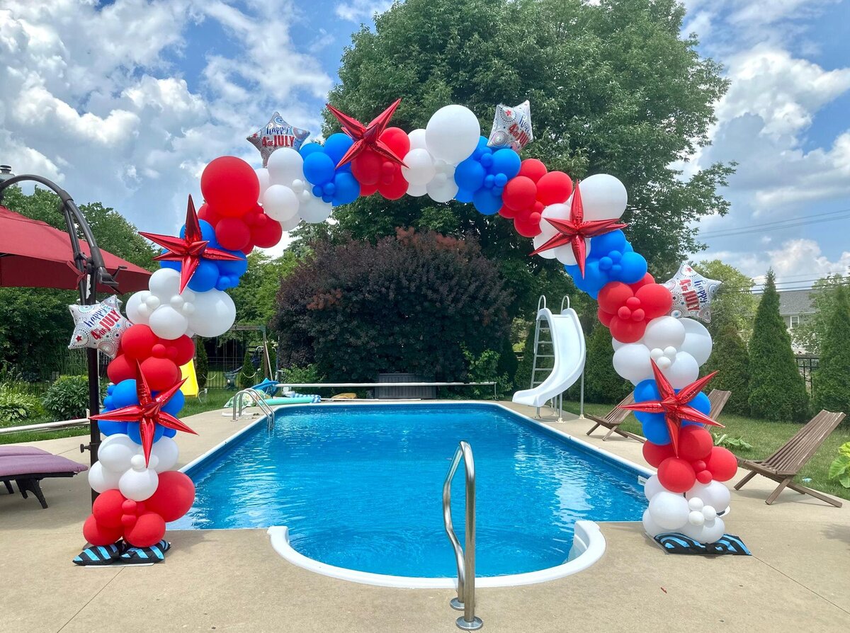 4th of July balloons by Mauis Balloons