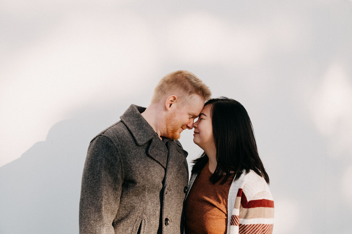 Coffee Shop Moody Engagement Photoshoot - Stacey Vandas Phtoography2