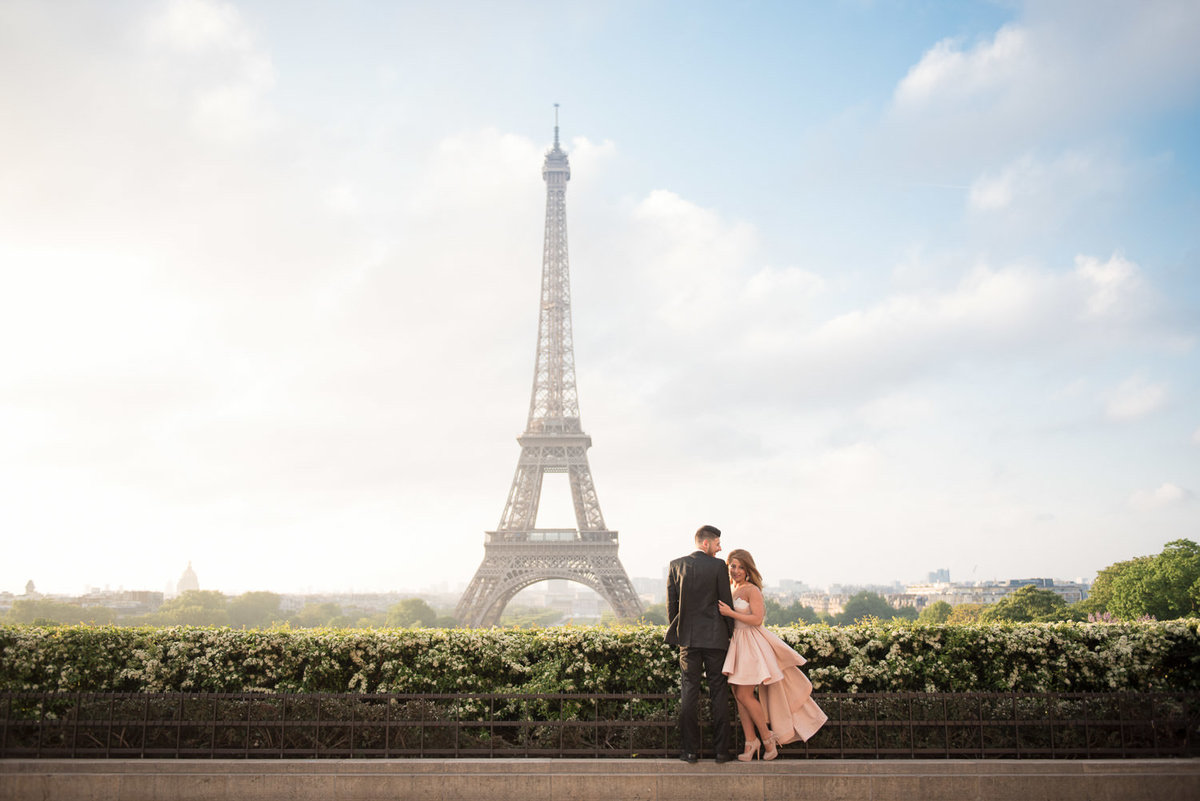 Couples photography in Paris at Eiffel Tower for Christina & Gorge May 2017-1