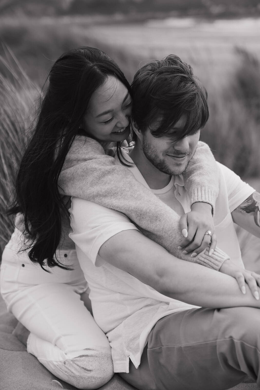 Adventurous Lifestyle Engagement Photos in Morro Bay by San Luis Obispo Wedding Photographer Samantha Anne