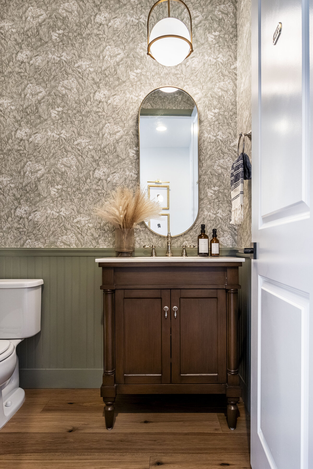 Powder Room by Kimberly Morris Interiors