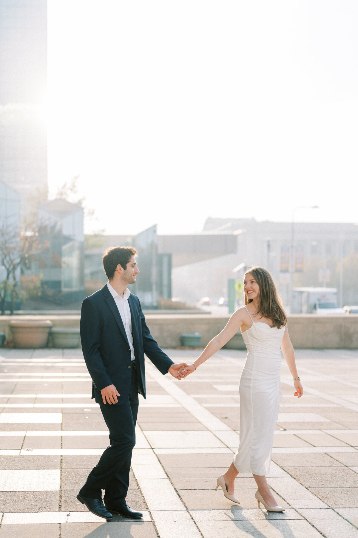 Old Courthouse Engagement Session in Downtown Cleveland-42