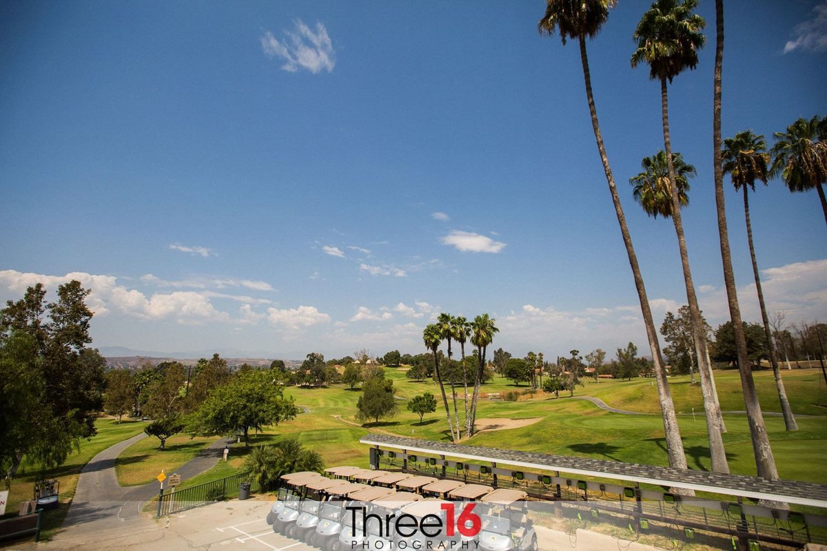 Aerial view of the Royal Vista Golf Club in Walnut, CA
