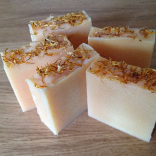 calendula petal soap