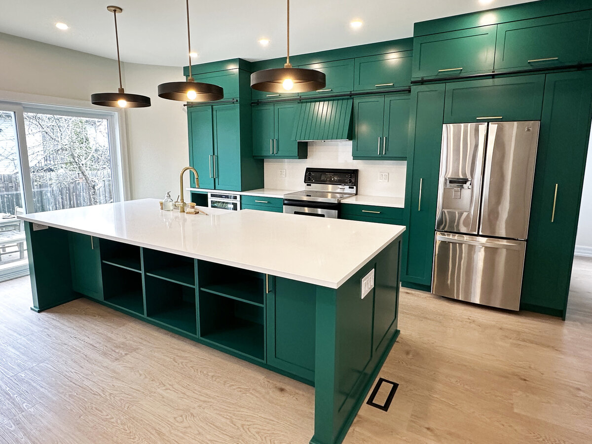 Emerald Green with Envy Kitchen Renovation Interior Design (5)