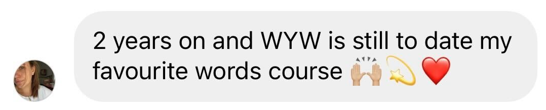 testimonial-wyw-flick-favouritewordscourse-dm-blurred
