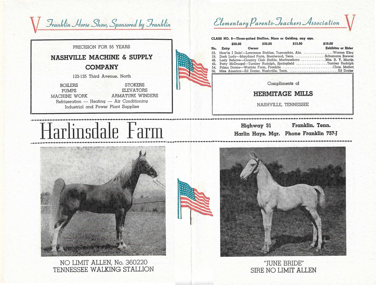 24. 1942 Horse Show Program