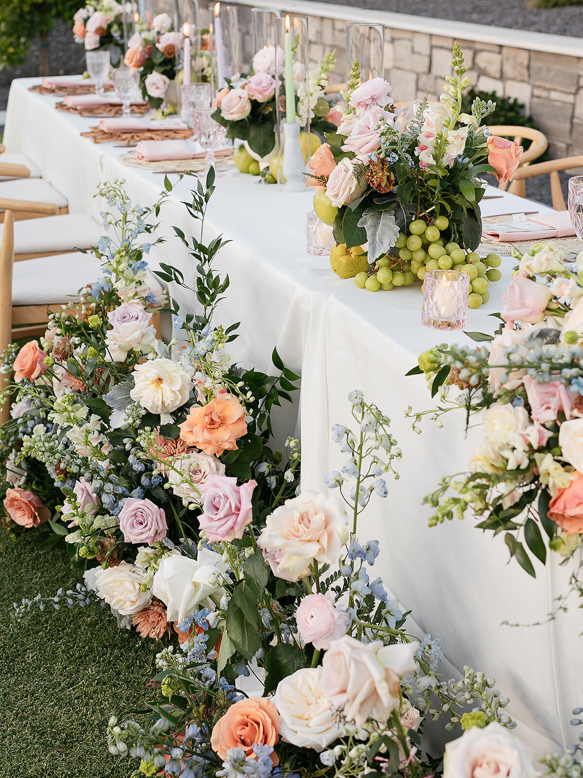 wedding reception table decor arizona 4