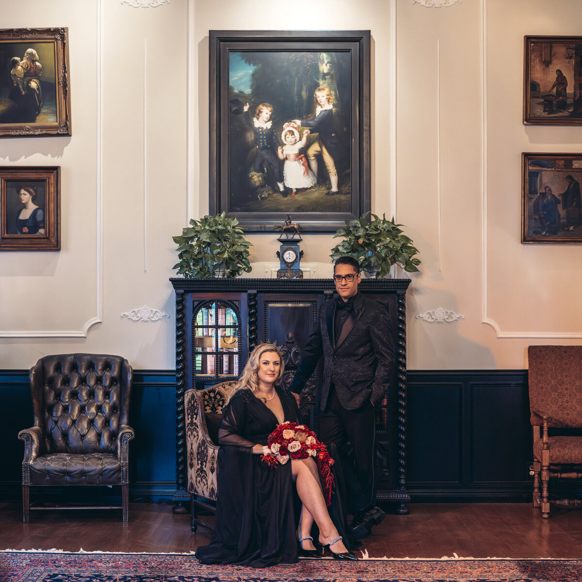 Wedding at Carondelet House, Los Angeles