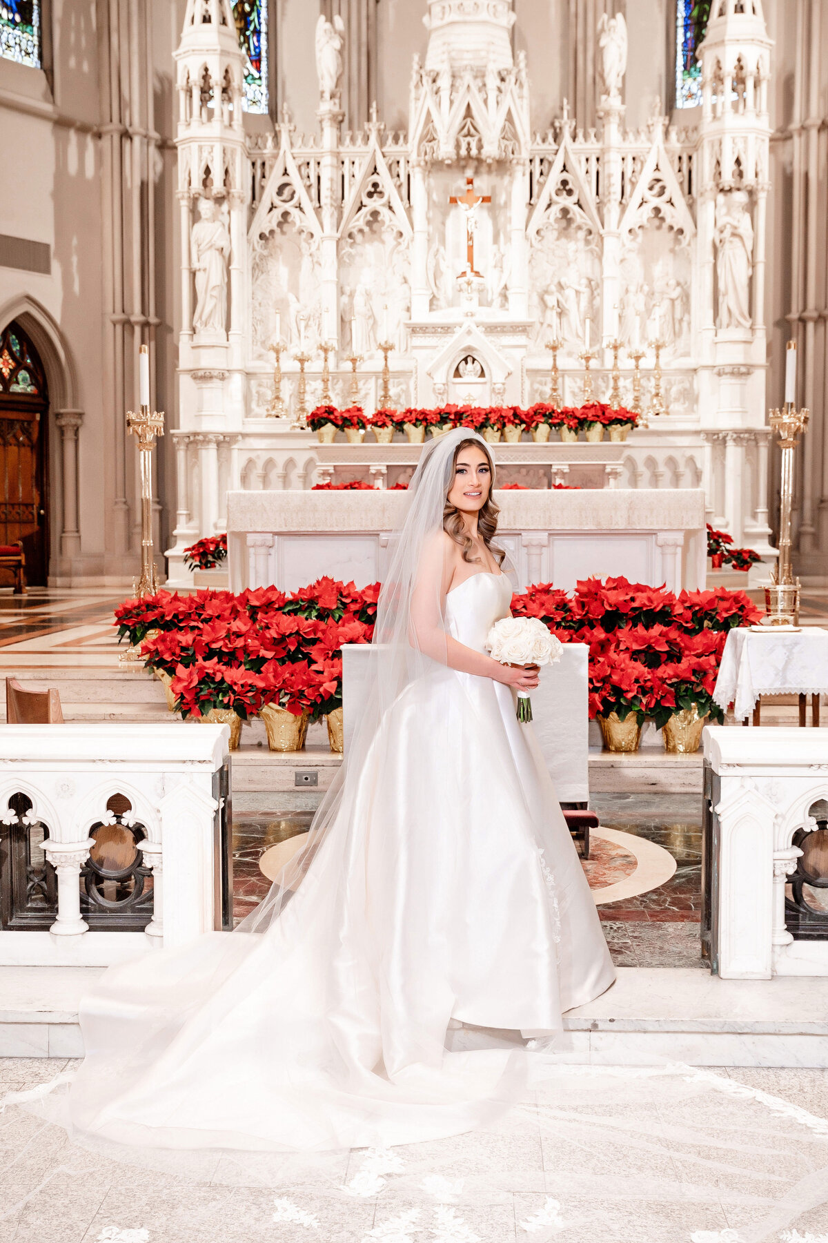 winter wedding bride pittsburgh
