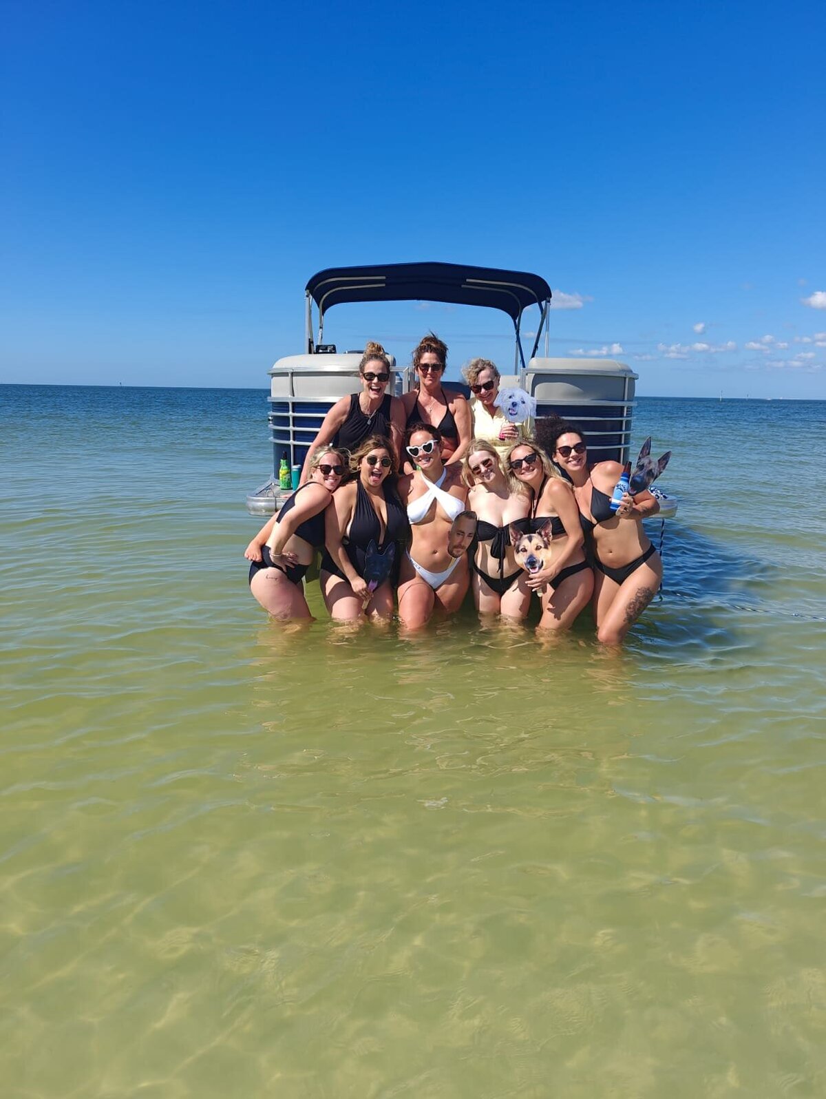 Pontoon bachelorette party St pete party boat