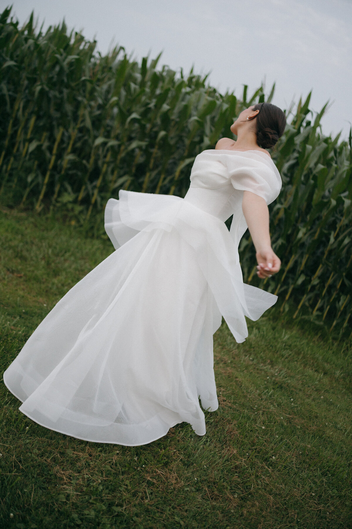 Sophisticated editorial wedding photography capturing fashion forward aesthetics at Connecticut luxury destination venue. Lauren Alatriste's editorial approach  creates luxury wedding imagery that showcases both artistic vision and genuine emotional  authenticity.