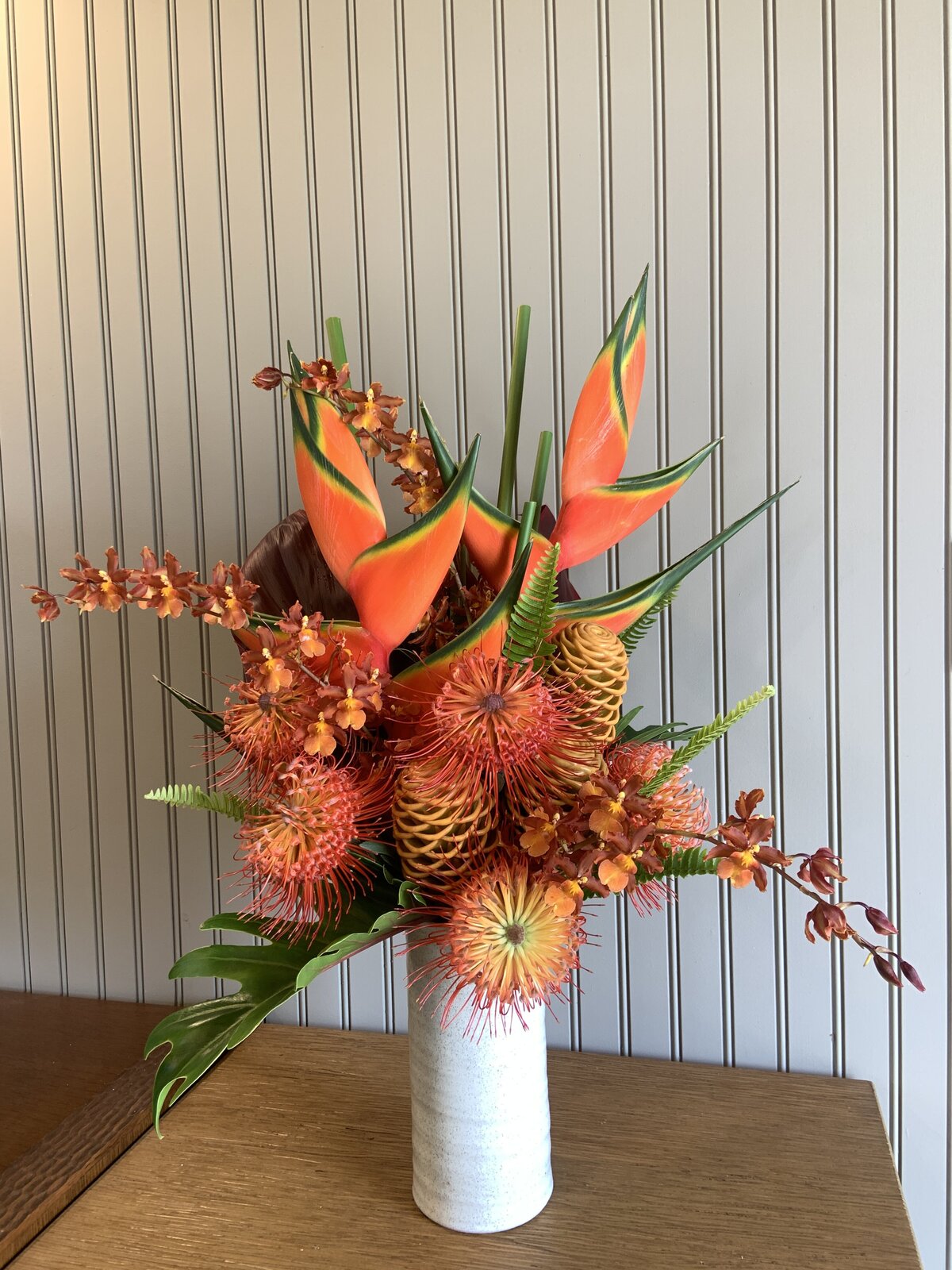 tall tropical arrangement