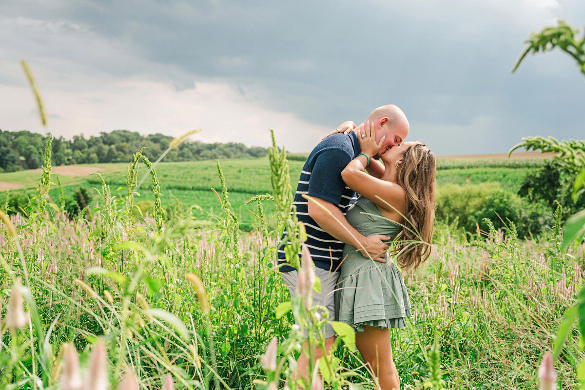 simmons farm flower fields engagement proposal