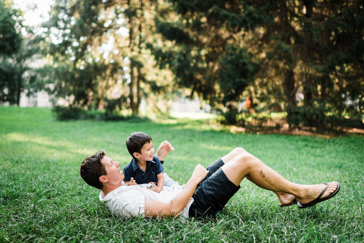 new york city family session taken at central park