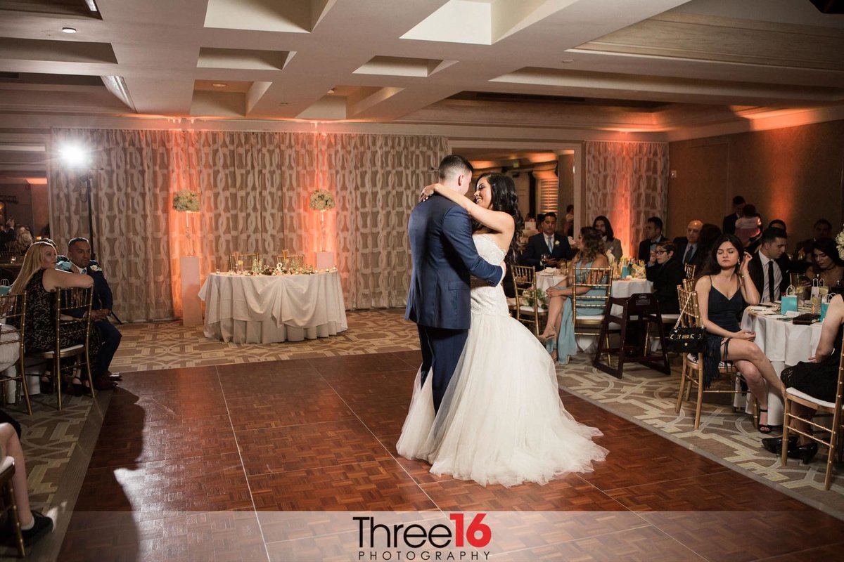 First Dance between newly married couple