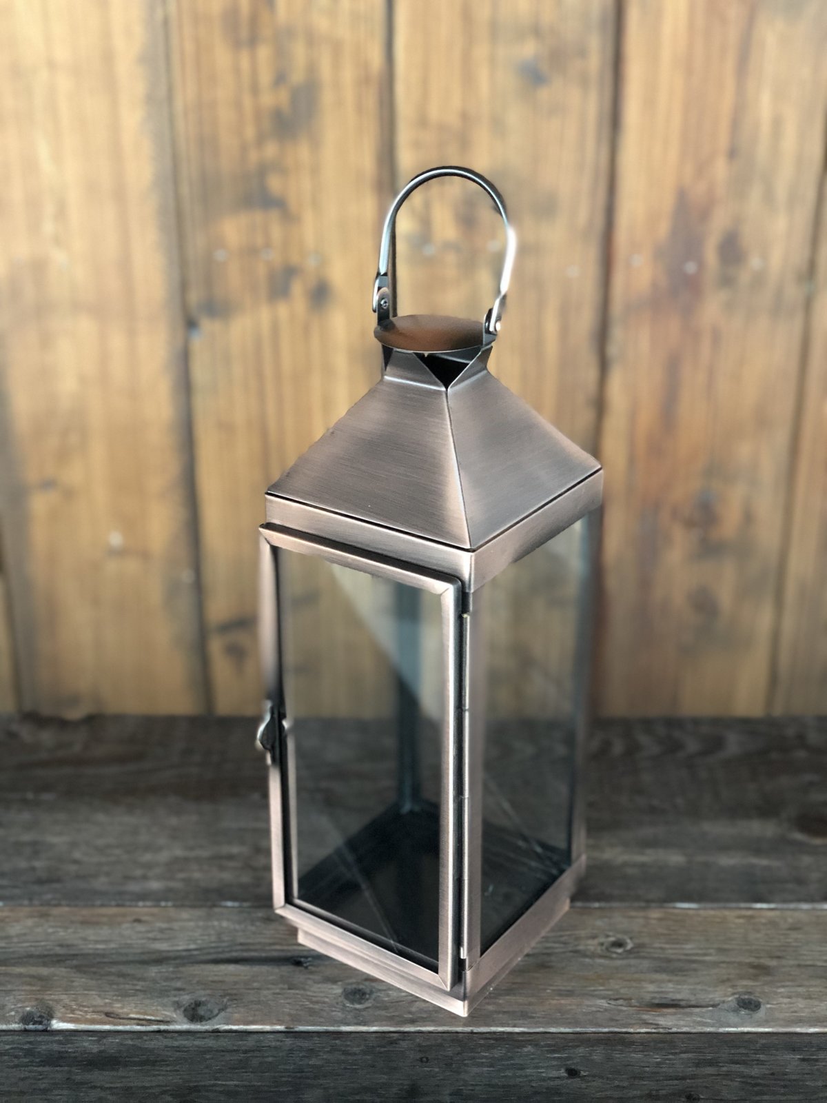 Copper Lantern Holder