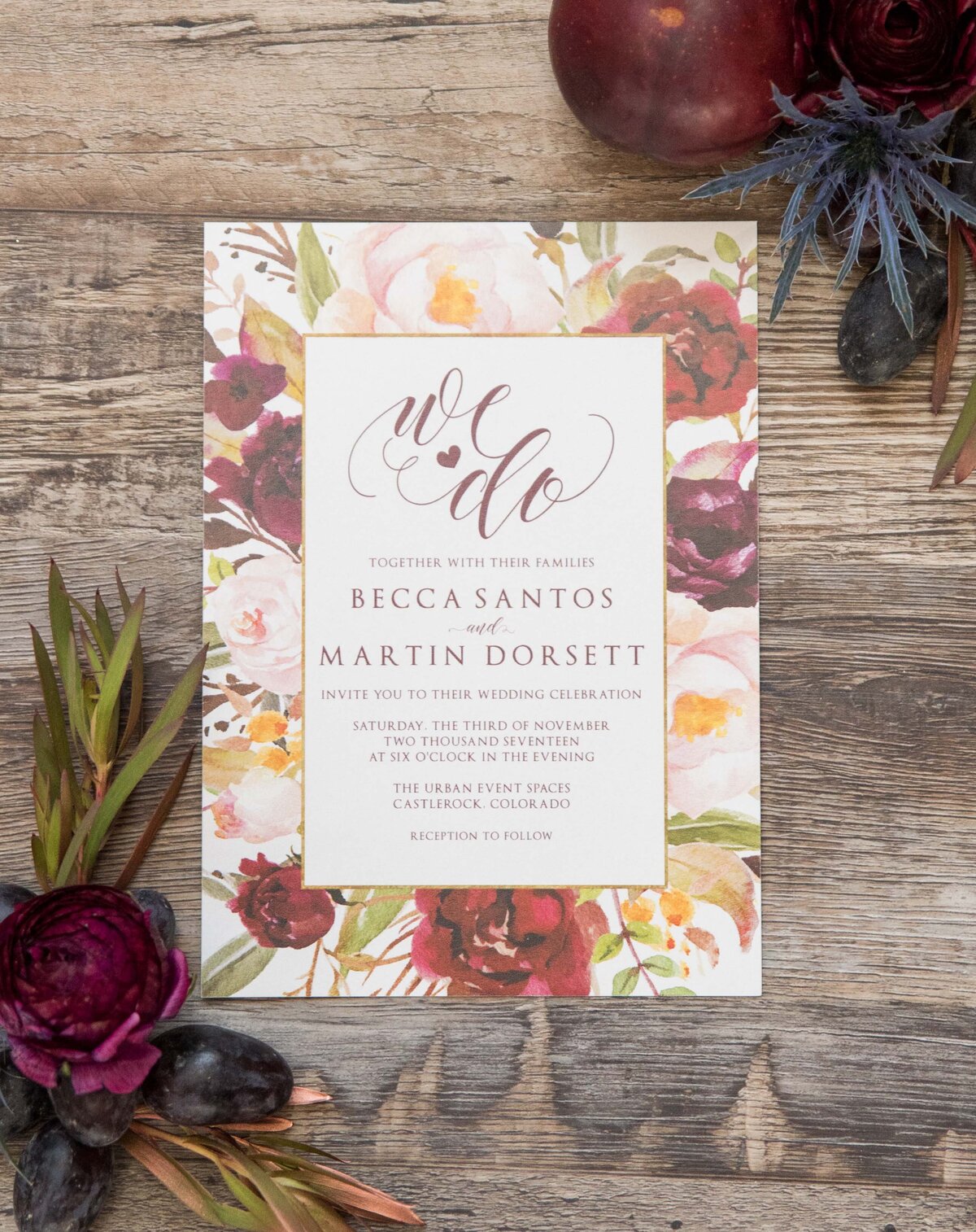 best wedding photographers denver colorado _ custom wedding invitation