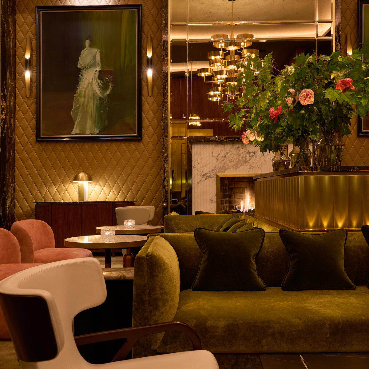Waterstone - Fitzwilliam Hotel - Dublin - Luxury Boutique Hotel - Lobby Evening Full Res-2