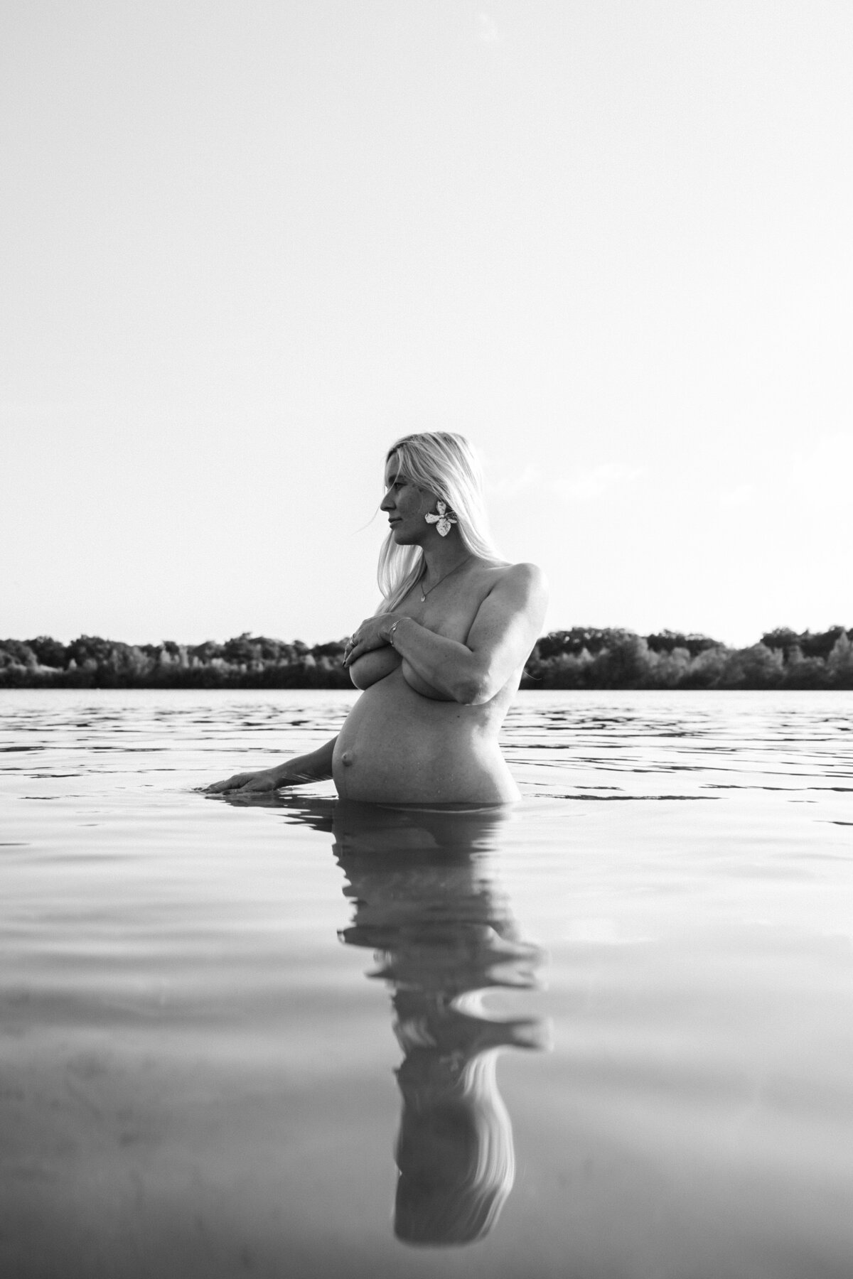 zwangerschap shoot meer