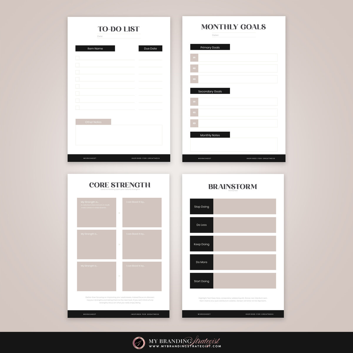 Mockup - Worksheet