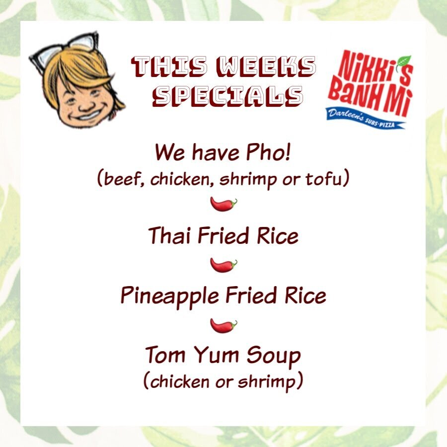Nikkis Weekly Specials