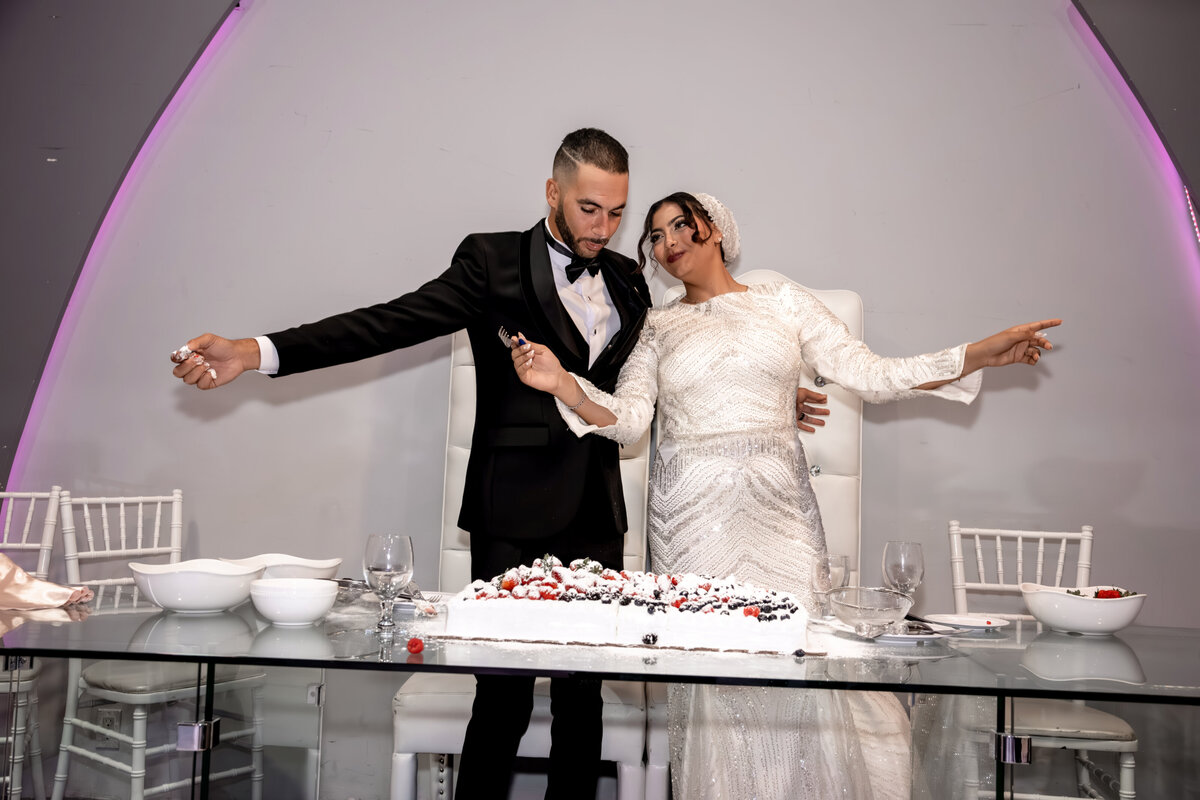 Arabian Wedding in Los Angeles – Fun Cake Cutting Celebration