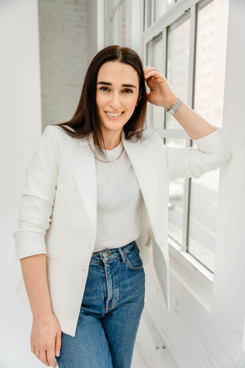 portrait of a business coach for personal branding photoshoot